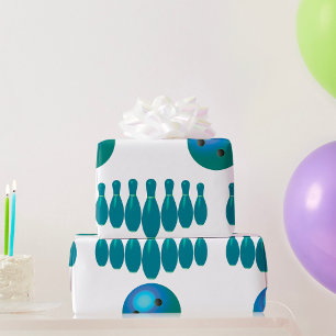 Bowling Buttone Geschenkpapier