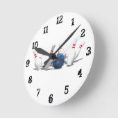 Bowling Buttone: Uhr (Winkel)