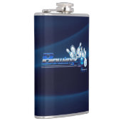 Bowling Buttone und Ball Flachmann (Rechts)