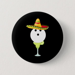 Bowling Byll mit Sombrero und Margarita Sport Chat Button