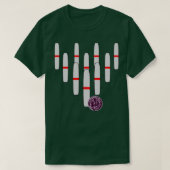 Bowling Candlepins T-Shirt (Design vorne)