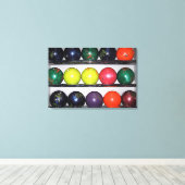 Bowling Canvas Print Leinwanddruck (Insitu (Holzboden))