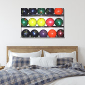 Bowling Canvas Print Leinwanddruck (Insitu (Schlafzimmer))