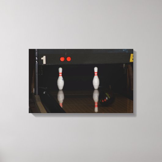 Bowling Canvas Prints Leinwanddruck (Vorderseite)