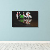Bowling Canvas Prints Leinwanddruck (Insitu (Holzboden))