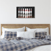 Bowling Canvas Prints Leinwanddruck (Insitu (Schlafzimmer))