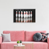 Bowling Canvas Prints Leinwanddruck (Insitu (Wohnzimmer))