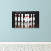 Bowling Canvas Prints Leinwanddruck (Insitu (Holzboden))