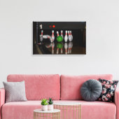 Bowling Canvas Prints Leinwanddruck (Insitu (Wohnzimmer))