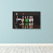 Bowling Canvas Prints Leinwanddruck (Insitu (Holzboden))