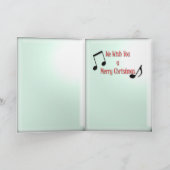 Bowling Carol Feiertagskarte (Innenseite)