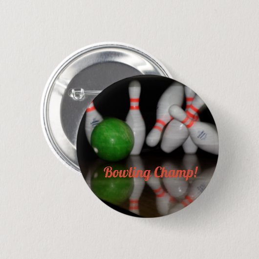 Bowling Champ Button (Vorne & Hinten)