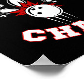 Bowling Champ Champion Poster (Ecke)