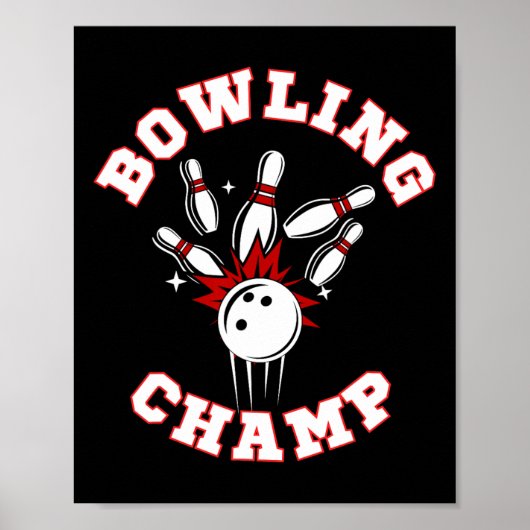 Bowling Champ Champion Poster (Vorne)
