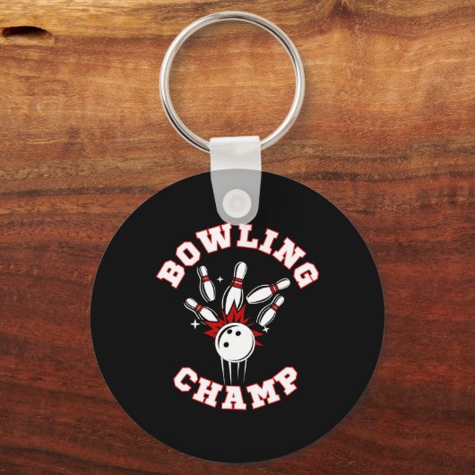 Bowling Champ Champion Schlüsselanhänger (Vorderseite)