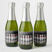 Bowling Champagn Label Schaumweinetikett (Flaschen)