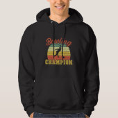 Bowling Champion Retro Bowling Hoodie (Vorderseite)
