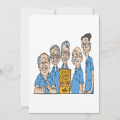 Bowling-Champs Einladung (Vorderseite)