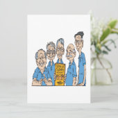 Bowling-Champs Einladung (Stehend Vorderseite)