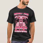 Bowling Chick Bowler 90s Bootleg Style T-Shirt (Vorderseite)