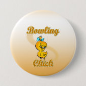 Bowling Chick Button (Vorderseite)