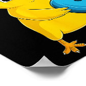 Bowling Chick Funny Women Girls Bowling Niedlich Poster (Ecke)