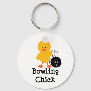 Bowling Chick Key Chain Schlüsselanhänger