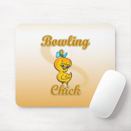 Bowling Chick Mousepad (Mit Mouse)