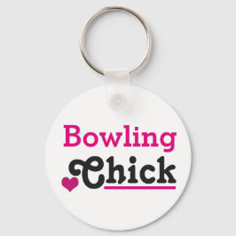 Bowling Chick Schlüsselanhänger