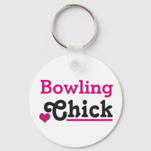 Bowling Chick Schlüsselanhänger