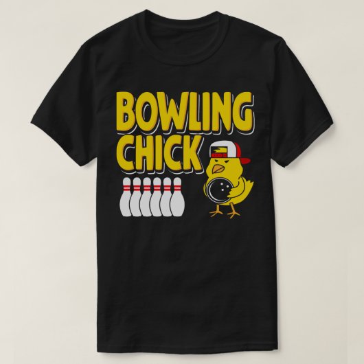 Bowling Chick T-Shirt (Design vorne)