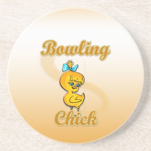 Bowling Chick Untersetzer (Vorne)