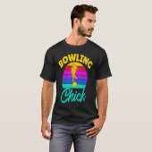 Bowling Chick Women Team Bowler T-Shirt (Vorne ganz)