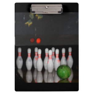 Bowling Clipboard Klemmbrett