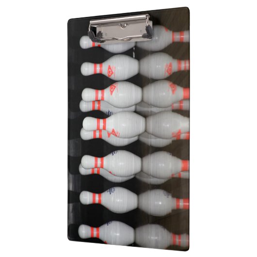 Bowling Clipboard Klemmbrett (Links)