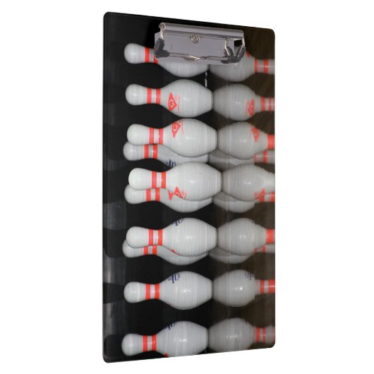 Bowling Clipboard Klemmbrett (Rechts)