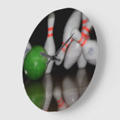 Bowling Clock Große Wanduhr (Winkel)