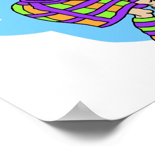 Bowling Clown Poster (Ecke)