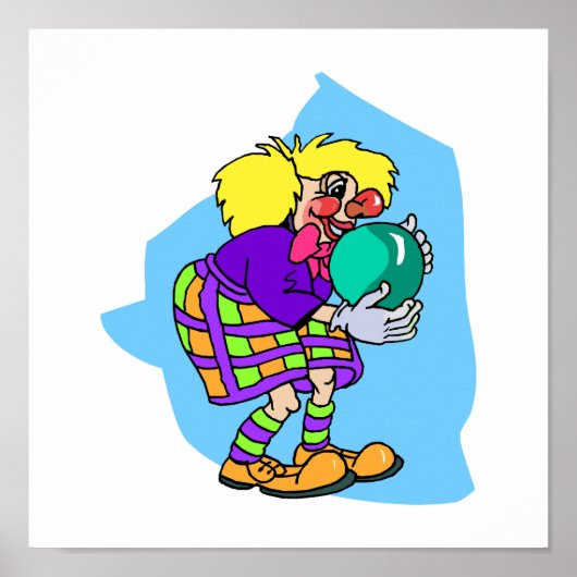 Bowling Clown Poster (Vorne)