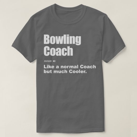 Bowling Coach Classic TShirt (Design vorne)