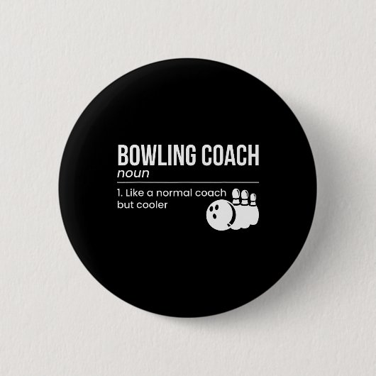 Bowling Coach Definition Button (Vorderseite)