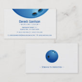Bowling Coach | Perfekter Player Visitenkarte (Vorne/Hinten)