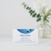 Bowling Coach | Perfekter Player Visitenkarte (Stehend Vorderseite)