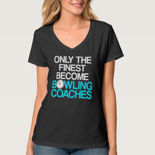 Bowling Coach Player Team Instructor 10 T-Shirt (Vorderseite)
