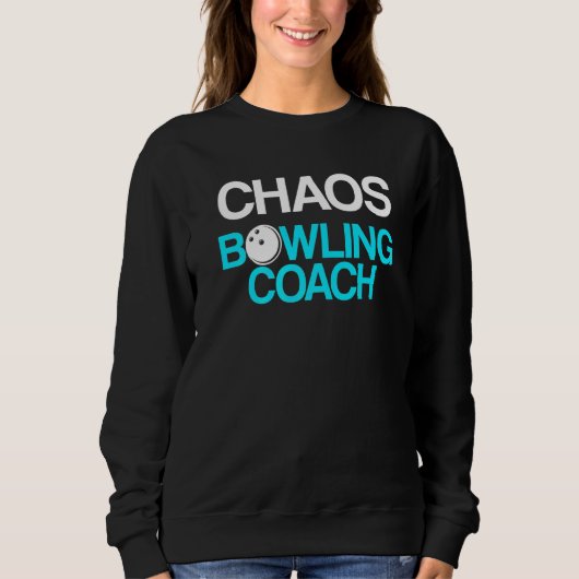 Bowling Coach Player Team Instructor 21 Sweatshirt (Vorderseite)
