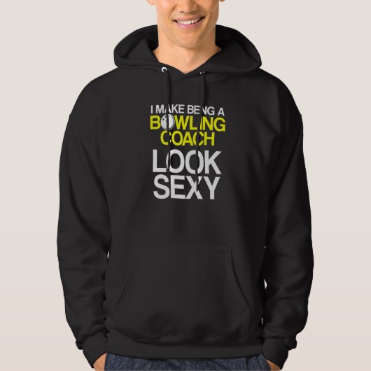 Bowling Coach Player Team Instructor 33 Hoodie (Vorderseite)