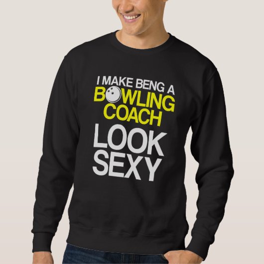 Bowling Coach Player Team Instructor 33 Sweatshirt (Vorderseite)