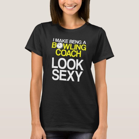 Bowling Coach Player Team Instructor 33 T-Shirt (Vorderseite)