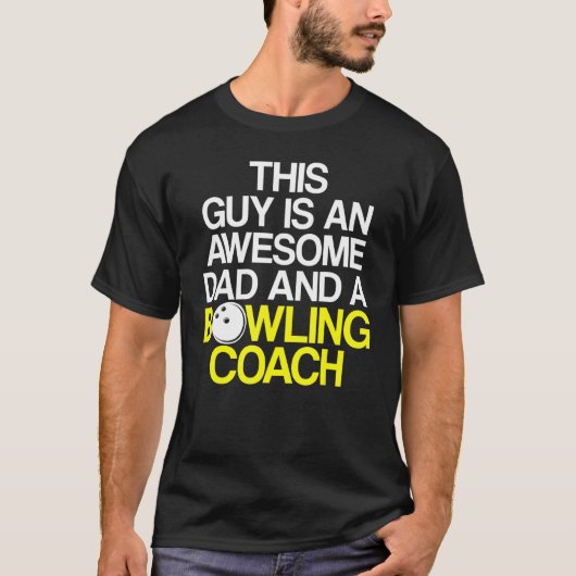 Bowling Coach Player Team Instructor 35 T-Shirt (Vorderseite)