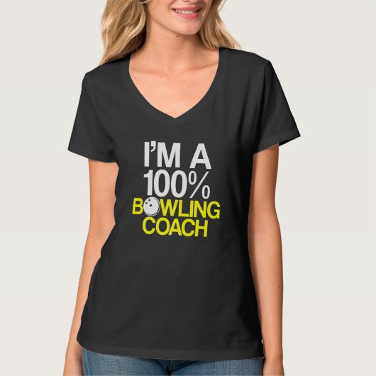 Bowling Coach Player Team Instructor 41 T-Shirt (Vorderseite)